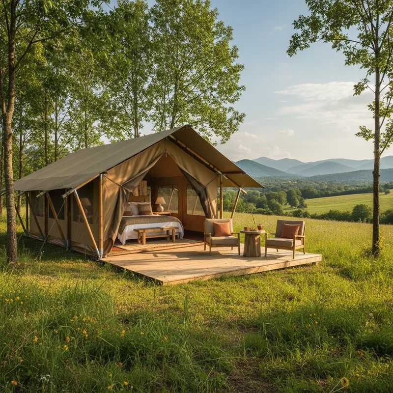 Hébergement touristique nature chic : glamping, cabane et éco-lodge en France